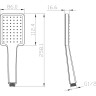 Лейка душевая LEMARK LM8124C
